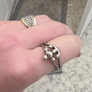 James Avery: Faith, Hope and Love twisted ring